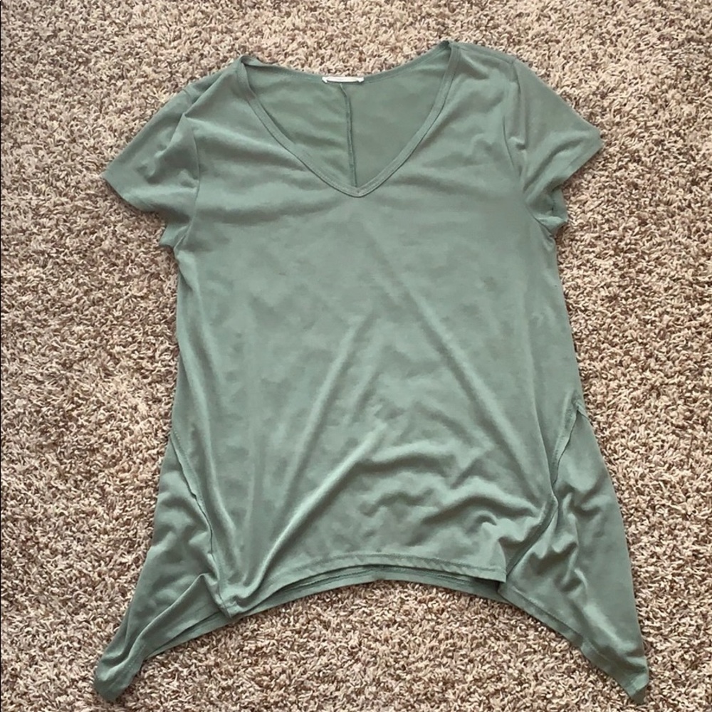 Green shirt